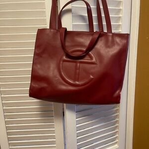 Telfar Women's Burgundy Tote Bag